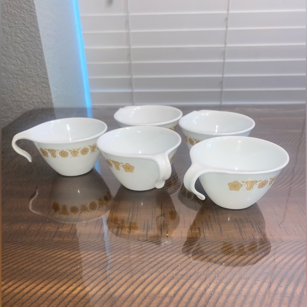 VintageCorning ware  butterfly Gold teacup